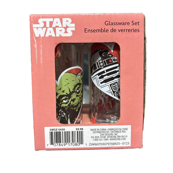 Star Wars shot glasses set With Hearts NEW - Picture 2 of 2